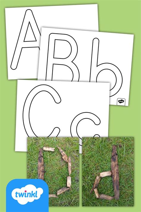 Create The Alphabet With Nature Activity Pack Nature Letters Nature