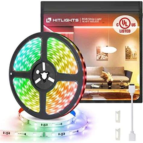 Hitlights Led Strip Light Multi Color High Density 5050 164 150