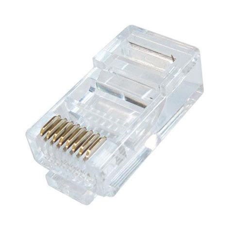 Z45 Str 10 Cat5cat5e Rj45 Connector For Stranded Cable