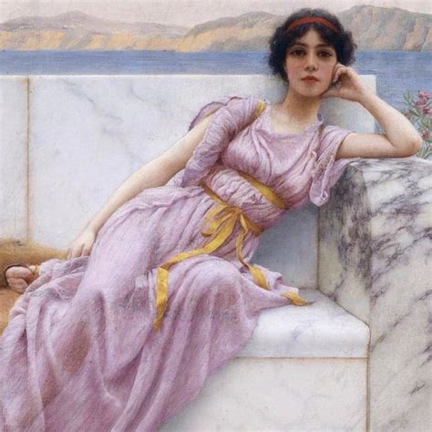 And Detail John William Godward Peintre Pr Rapha Lites