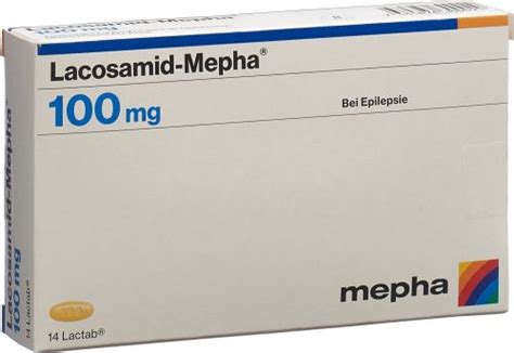 Lacosamid Mepha Lactab 100mg 14 Stück In Der Adler Apotheke