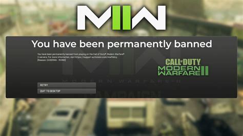 Getting Permanently Banned In Mw2 Already Youtube