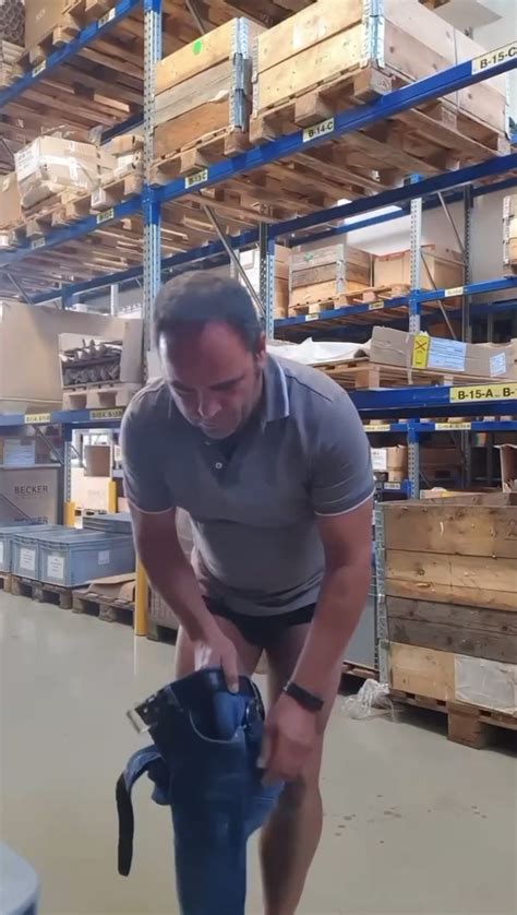 Warehouse Worker Strips Naked ThisVid