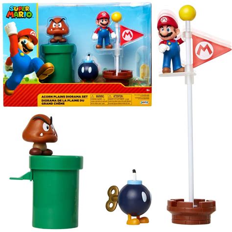 Super Mario Nintendo Acorn Plains 25” Figure Multipack Diorama Set