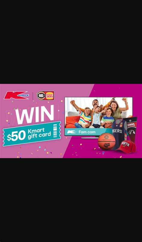 Get kmart items with your $10 kmart gift card! NBL - Win a $50 Kmart Gift Card | Australian Competitions