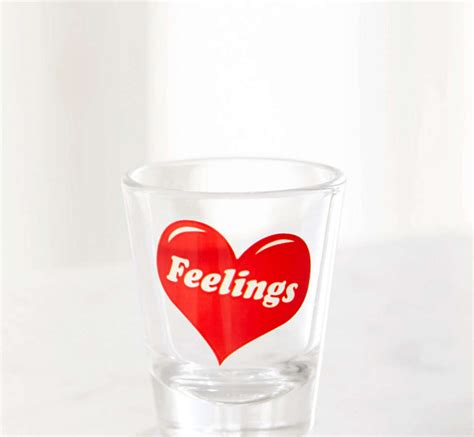 feelings shot glass urban outfitters