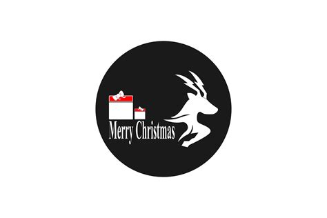 Merry Christmas Logo Vector Illustration Graphic By Fahruljunianto