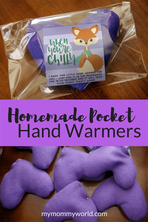 Homemade Pocket Hand Warmers Diy Hand Warmers Diy Holiday Ts
