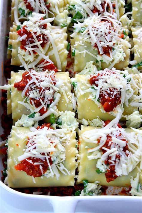 Spinach Lasagna Roll Ups Classic Dish With A Twist Spinach Lasagna