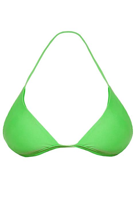 Bright Green Mix And Match Itsy Bitsy Bikini Top Prettylittlething