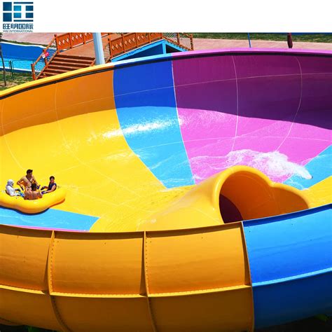 Adult Top Quality Pool Water Park Slide For Fiber Giant Super Bowl