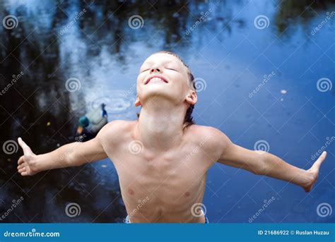 Boy At Nature Stock Photo Image Of Smart Attractive 21686922