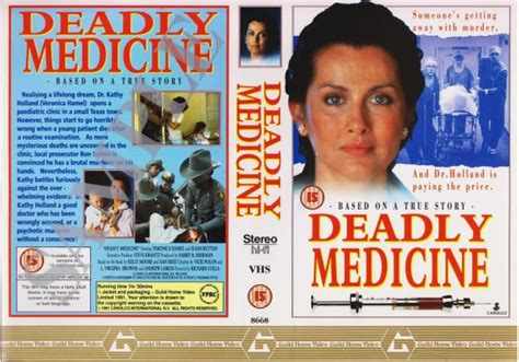 Deadly Medicine 1991 On Guild Home Video United Kingdom Betamax Vhs