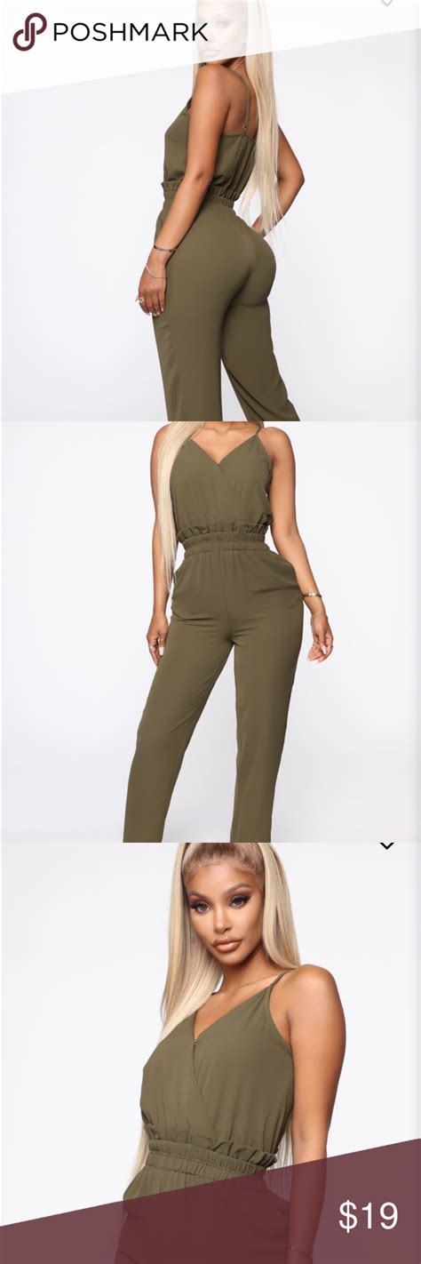 brand new army green jumpsuit green jumpsuit jumpsuit fashion army green