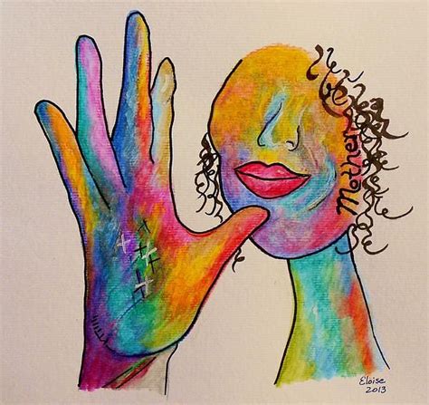 American Sign Language Mother Sign Language Art Deaf Art