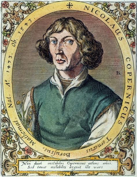 Nicolaus Copernicus N1473 1543 Polish Astronomer Color Line