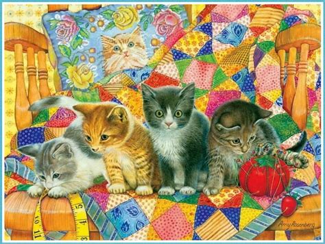 Solve Rocking Kittens Medium Jigsaw Puzzle Online With 99 Pieces