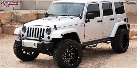 Jeep Wrangler Fuel Maverick D262 Wheels Black And Milled