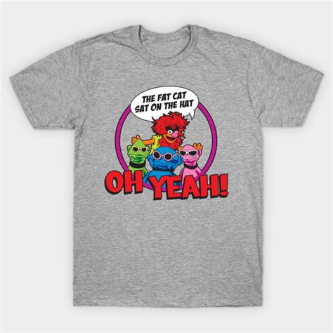 Fat Cat Sat Sesame Street Muppet T Shirt Teepublic