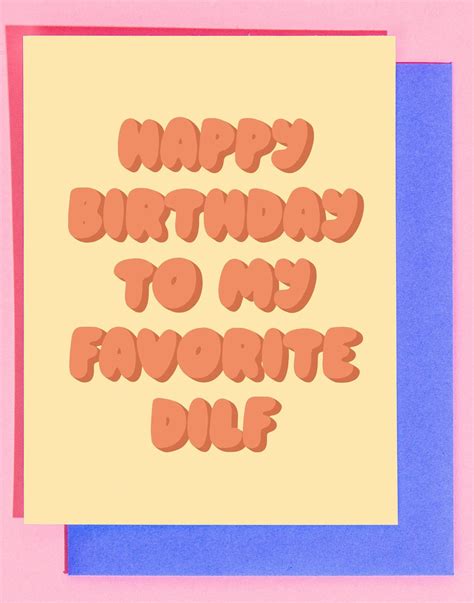 Free Printable Dilf Card
