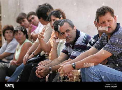 Group Of Portuguese People Stock Photo Alamy