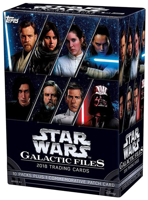 Star Wars Galactic Files 2018 Trading Card Blaster Box
