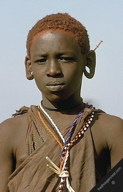 Africa A Young Masai Kenya ©fred Hoogervorst People Kids