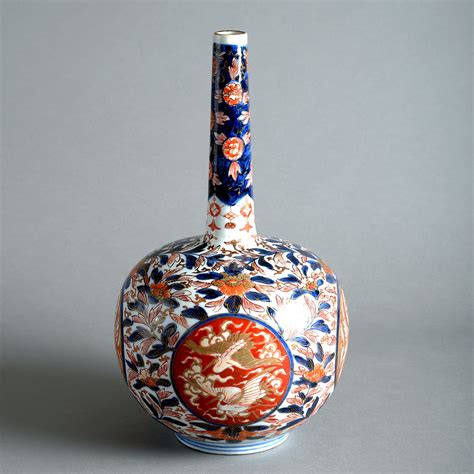 A 19th Century Imari Porcelain Bottle Vase 600776 Uk