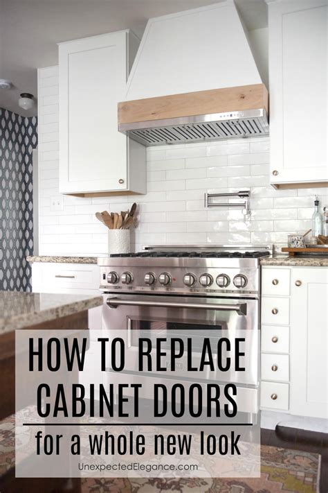 Replacing Cabinet Doors Is An Easy Way To Give Your Kitchen A Whole New