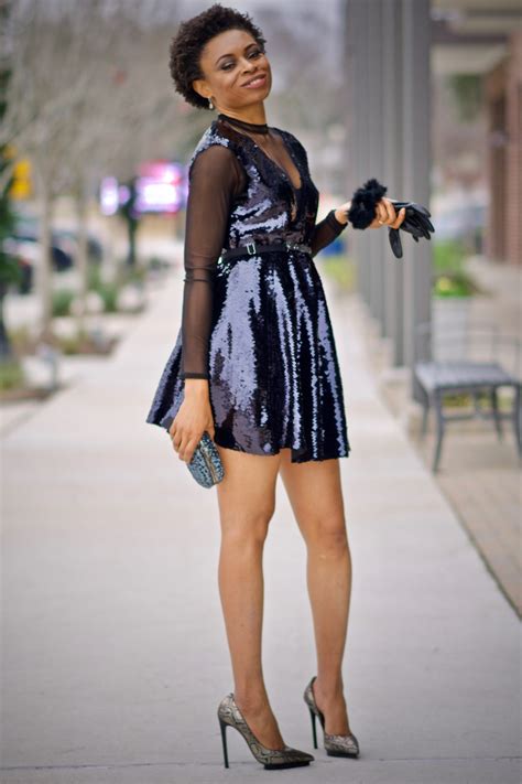 Sequined Skater Dress The Perfect Party Dress Vivellefashion