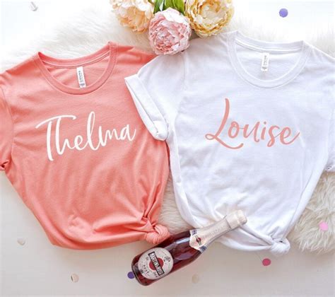 Thelma And Louise Matching Shirts Best Friends T Shirts Etsy