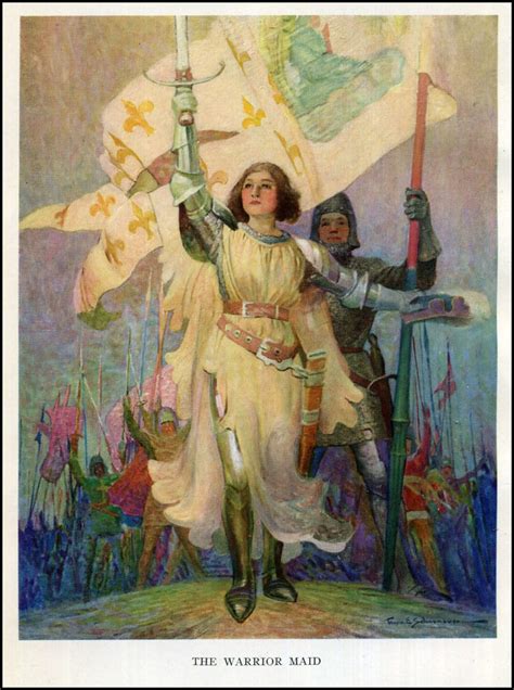 Frank Schoonover Joan Of Arc The Warrior Maid 1918 Joan Of Arc