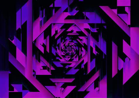 4k Free Download Squares Shapes Abstraction Purple Hd Wallpaper