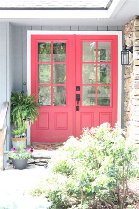 12 Painted Pink Door Ideas So Cute Pink Front Door Front Door