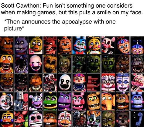 Five Nights At Freddy S Characters Names And Pictures List The