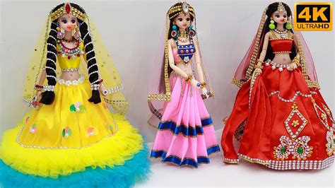 3 South Indian Bridal Dress And Jewellery Doll Decoration Design 74 Youtube