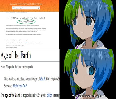 Earth Chan Is Above The Rules Earth Chan Earth Chan Anime Memes