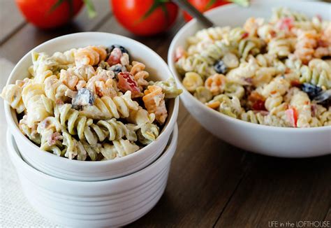 Bacon Ranch Pasta Salad Life In The Lofthouse