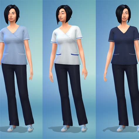 Download Nhs Nurse Uniforms The Sims 4 Mods Curseforge