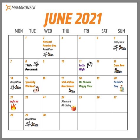 Here Is Our Calendar Of Orangetheory Fitness Mamaroneck Facebook