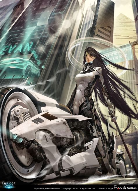 wallpaper anime girls car motorcycle vehicle artwork big boobs science fiction