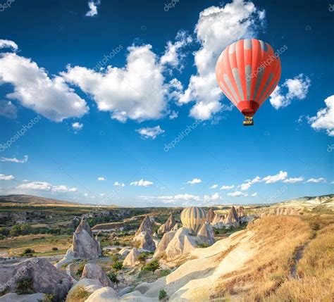 Hot Air Balloon Over Cappadocia — Stock Photo © Goinyk 99648498
