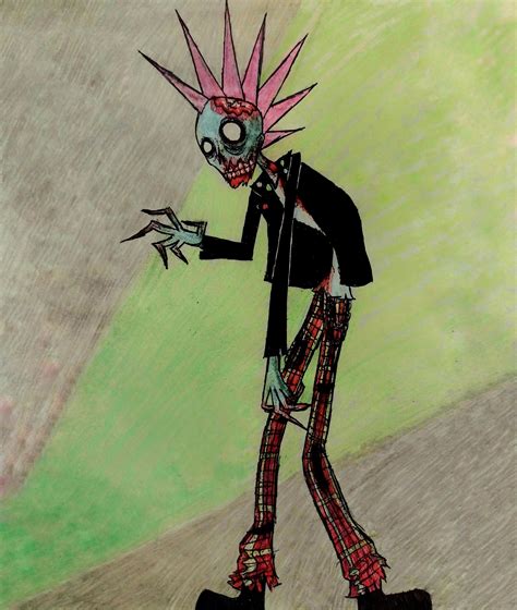 Zombie Punk By Me Rimaginaryundead