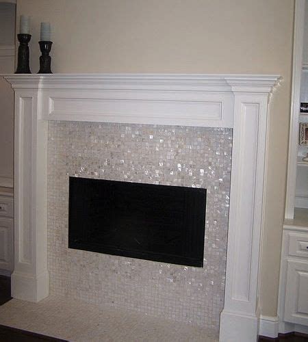 20 Mosaic Tile Fireplace Surround