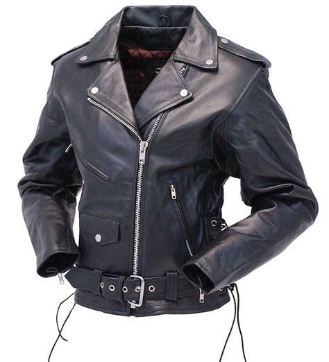 ladies leather motorcycle jacket w zip out lining l52lz jamin leather®