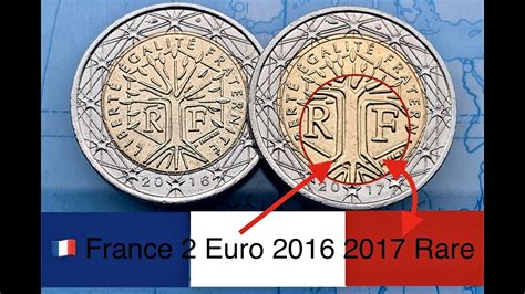 🇫🇷france 2 Euro 2016 2017 Rare Euro Coins Rf Youtube