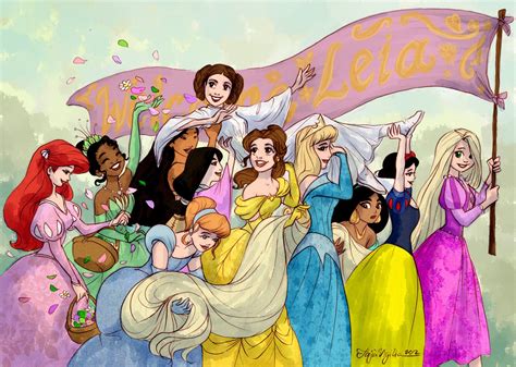 This Is Actually Kinda Cute If Leia Was A Disney Princess I Think They