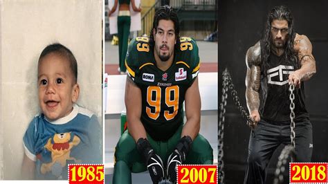 Wwe Superstars Roman Reigns Transformation 2018 From 1 To 33 Years