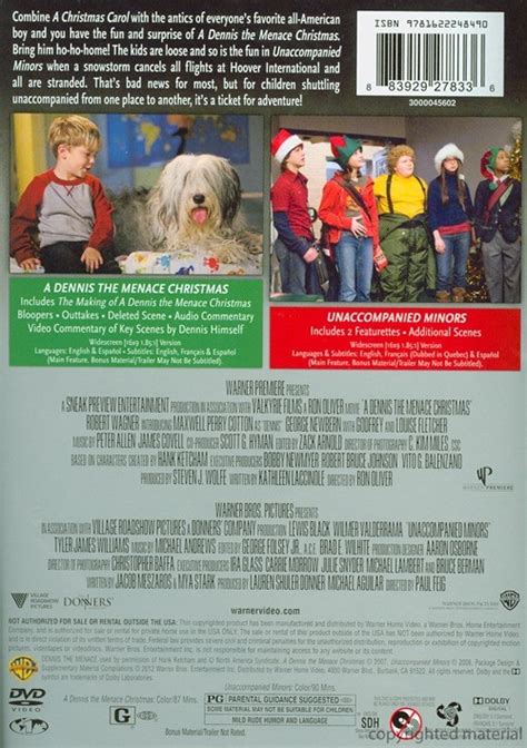 Dennis The Menace Christmas A Unaccompanied Minors Double Feature