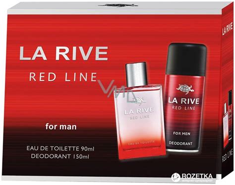 La Rive Red Line Eau De Toilette Für Männer 90 Ml Deodorant Spray 150